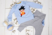 Selbstgenähte Babyhose und Babyoberteil als Geschenk zur Geburt. JanaKnöpfchen - Nähen für Jungs